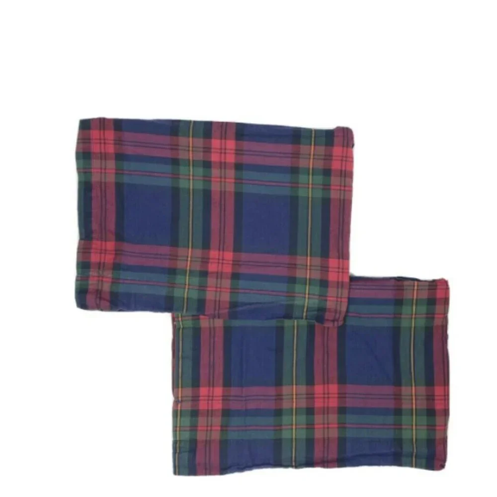 Vintage 90s Luxury Curtains Drapes Valances Plaid